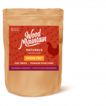 25438 WOOD Mountain Naturals Doggy Chickie-Feet Treat 5cts