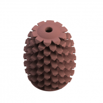 31177 TALL TAILS Natural Rubber Pinecone Toy - 4"