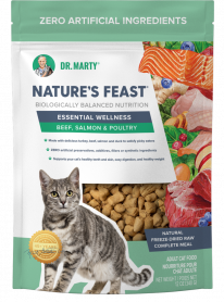 31962 DR MARTY Cat NF Essential Wellness Beef, Salmon Poultry 340g