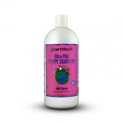 41051 EARTHBATH Puppy Shampoo, Wild Cherry Essence, 32 oz (MDISC)