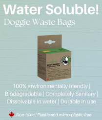 43012 ENVIROWISE Water Soluble Doggie Waste Bags 80cts