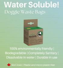 43013 ENVIROWISE Water Soluble Doggie Waste Bags 40cts