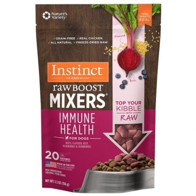 61724 INSTINCT Dog Raw Boost Mixers Immune Health 156g
