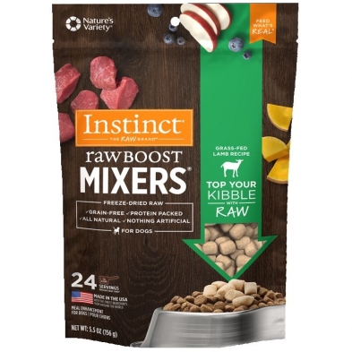 61741 INSTINCT Dog Freeze Dried Raw Boost Mixers - Lamb 156g