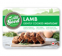 65352 ALL GOOD Dog Food Gently Cooked Lamb Meatloaf 750g