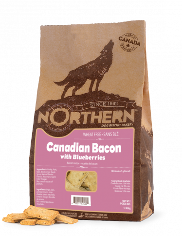 70564 Northern Biscuits Wheat Free CND Bacon w Blueberries 1.36kg