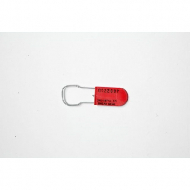 PDLKRED SEAL, PADLOCK STYLE, RED