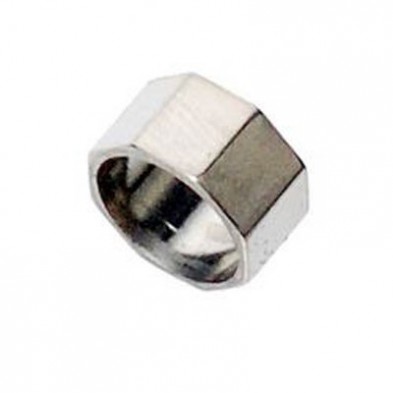 16351 CELLO BOW RING, GERMAN SILVER, INSIDE