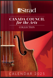 3343 STRAD CALENDAR, 2025, CANADA COUNCIL FOR THE ARTS