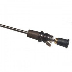 6427 ULSA STANDARD BASS ENDPIN, EBONY, SCREW TIP