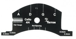  Multifunction Bridge Template, Cello