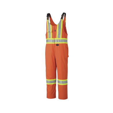 165-661742T 6617, SAFETY POLY/COTTON OVERALL, ORANGE, 42T