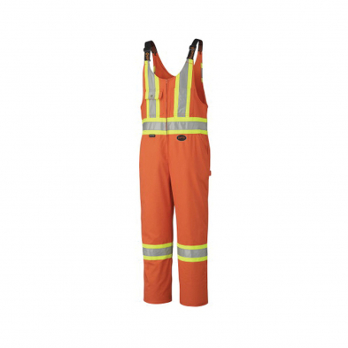 165-661744 6617 SAFETY POLY/COTTON OVERALL, ORANGE, 44