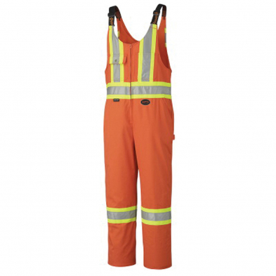 165-661746 6617 SAFETY POLY/COTTON OVERALL, ORANGE, 46