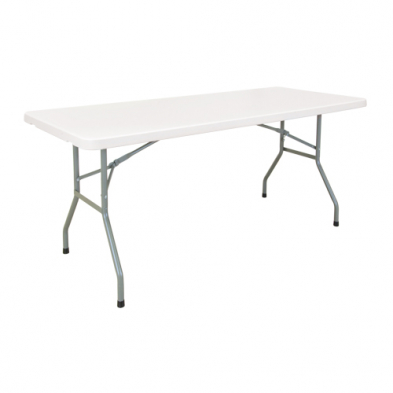 OF1-ON599 ON599 Folding Table, Rectangular, 72" L x 30" W,white