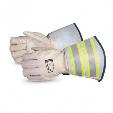  Deluxe Winter Lineman Gloves With 6" Reflective Gauntlet Cuff Lined