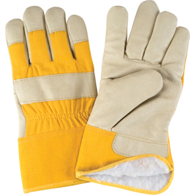 SAF-GLSDL888 #SDL888 Acrylic Boa-Lined XL Grain Pigskin Fitters Gloves