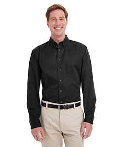  M581 Men's Foundation 100% Cotton Long-Sleeve Twill Shirt with Teflon™