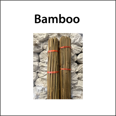  Natural Bamboo Stakes