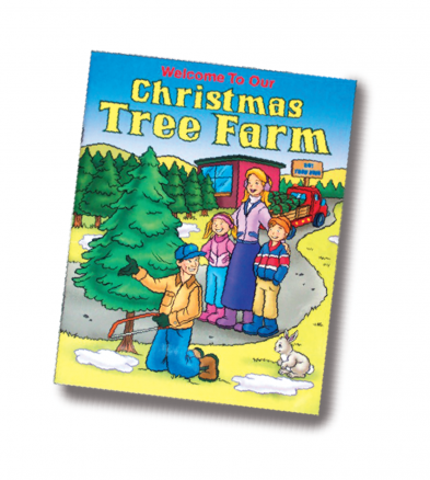 225-CLB-CBD96 Welcome to our Christmas Tree Farm Coloring Book 96/Case