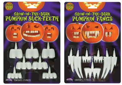 225-CRV-94684 Fangs/Teeth Pumpkin Decorating Mixed Asst 12/Case