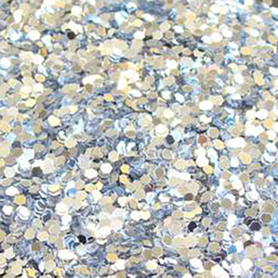 225-GLT-12302 Silver Glitter - 1 lb Bag