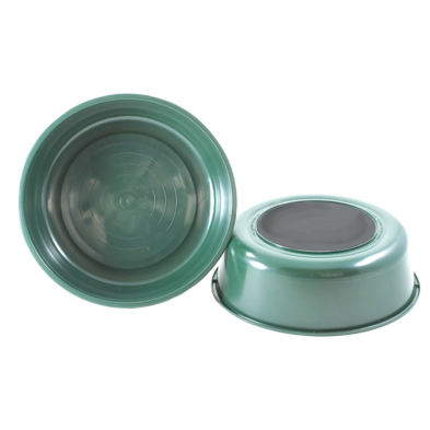 225-TST-14573 Water Bowl - 2.5 Gal Nail-On Green w/ pad 25/Case