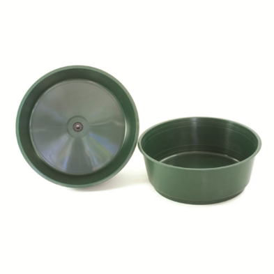 225-TST-14580 Water Bowl - 5 Qt Nail-On Green 50/Case