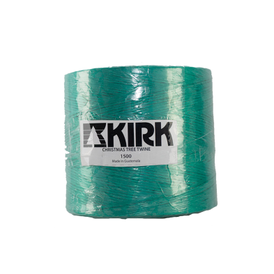 225-TWN-12G Kirk Christmas Tree Baling Twine-1250'/lb, 8 rls/cs - GREEN