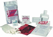 14358 SAFE CROSS BIOHAZARD CLEAN UP SPILL KIT STANDARD