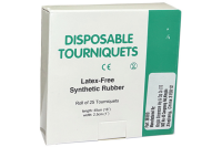 261810 TORNIQUETS BOXED NON-LATEX 1 X 18" BLUE DISPOSABLE