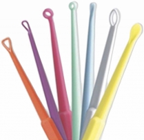 2999 BIONIX SAFE EAR CURETTE ORANGE CONTROLOOP 4MM TIP