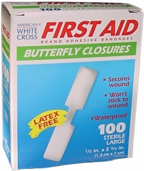 80000201 BUTTERFLY CLOSURES MED. 9.53MMX4.6CM ST