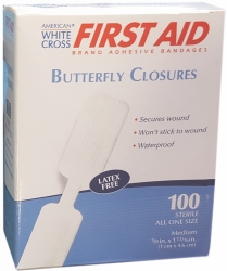 8000040 BUTTERFLY CLOSURE LARGE STERILE