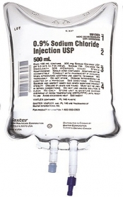 BAXJB1323 SODIUM CHLORIDE 0.9%  INJ. 500ML