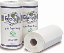 BAY400 (HB1995A) PAPER TOWEL 210 SHEETS/ROLL 2 PLY WHITE