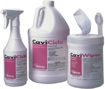 MET111100 CAVICIDE DISINFECTANT WIPES 160/CAN