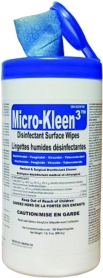 MKW06100 MICRO-KLEEN 3 WIPES 100/CAN