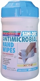 P12872 WIPES HAND SANI-DEX DISINFECTIVE TOWELLETTES W/ALCO