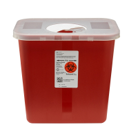 SAGE8970 SHARPS CONTANER RED 2 GALLON