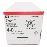 SM5637 SUTURE BIOSYN 4-0 REV CUT 3/8 CIR 19MM