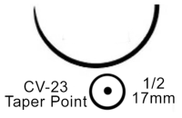 VP556X SURGIPRO II SUTURE MONOFILAMENT POLYPRO 5-0 BLUE CV-23 TAPER