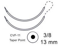 VPF706X SUTURE SURGIPRO II 6-0 30" CVF-11 3/8 TAPER POINT