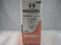 Y936H MONOCRYL 3-0 PRECISION POINT REV CUT PS-1 3/8 CIRC