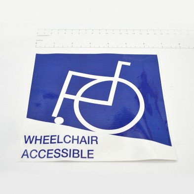14401 Decal- Wheelchair Accessible