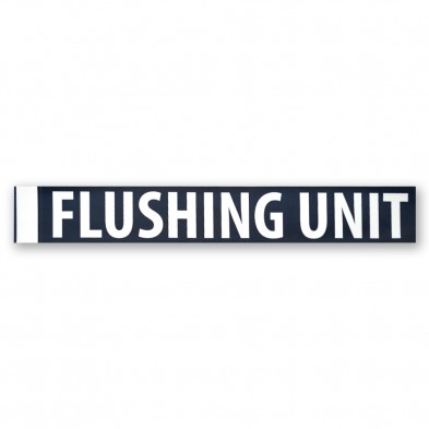 21151 Decal- Flushing Unit