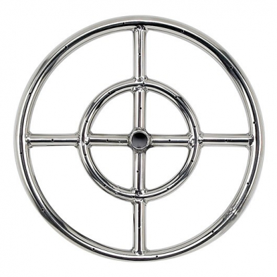 SSFR12 12" Double-Ring SS Burner with a 1/2" Inlet