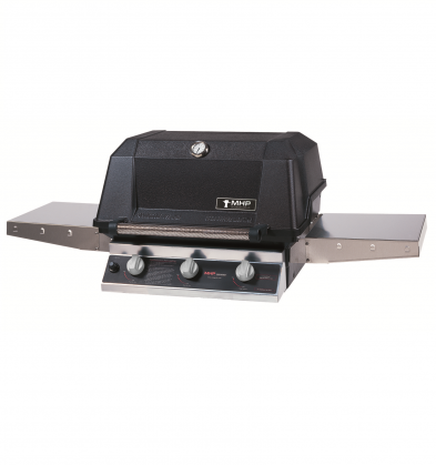 WHRG4DDNS MHP HERITAGE GRILL 2 SS & 1 INFRARED BURNER NG