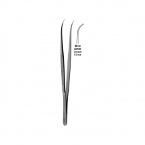 BD-45 Précelle à tissus, Semken, dentelé, courbé 13 cm