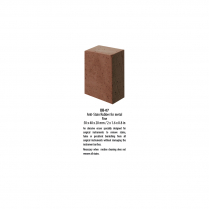 DB-07 BMT GD - Special rubber formetal, fine, 50x40x20mm
